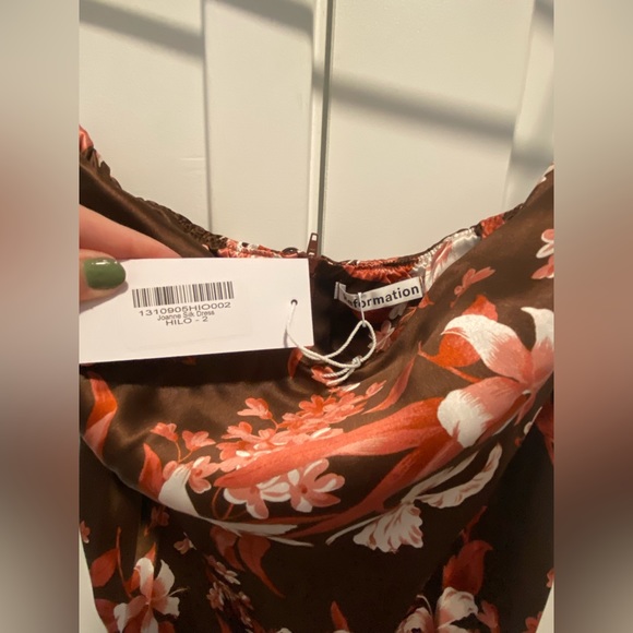 NWT reformation joanne silk midi dress - Picture 2 of 10